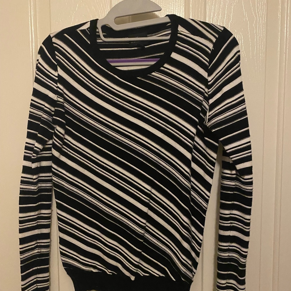 Worthington Black and White Sweater